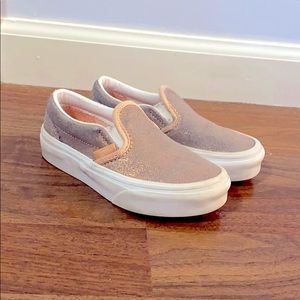 Vans slip on little girls